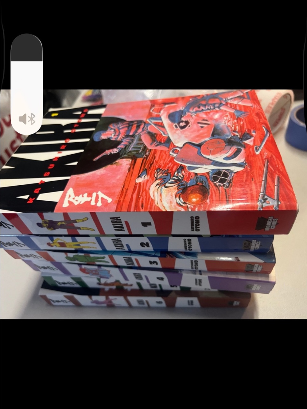 AKIRA Manga Box Set - Red, Blue, Purple Spines
